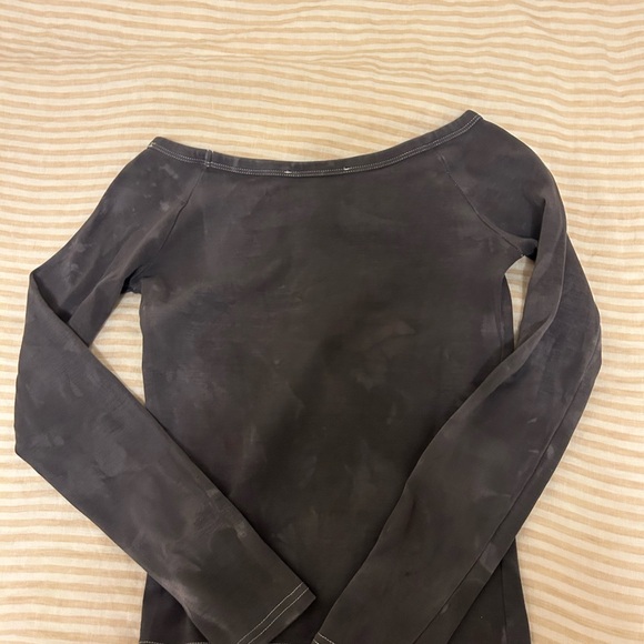 Mango Charcoal Long Sleeve Top - Picture 3 of 3